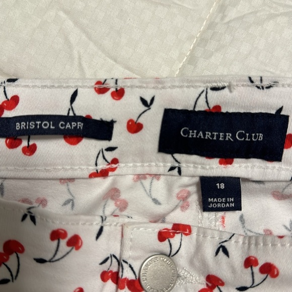 Charter Club Bristol Capri -EUC sz18 - Picture 5 of 5